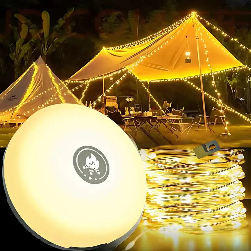 Luz de Campamento Retráctil 4 en 1