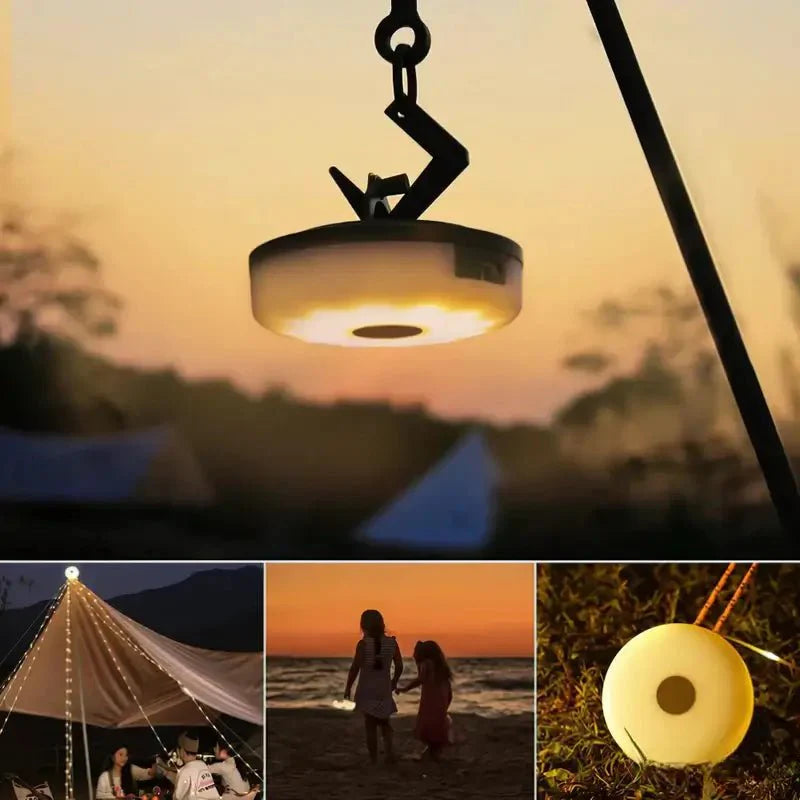 Luz de Campamento Retráctil 4 en 1