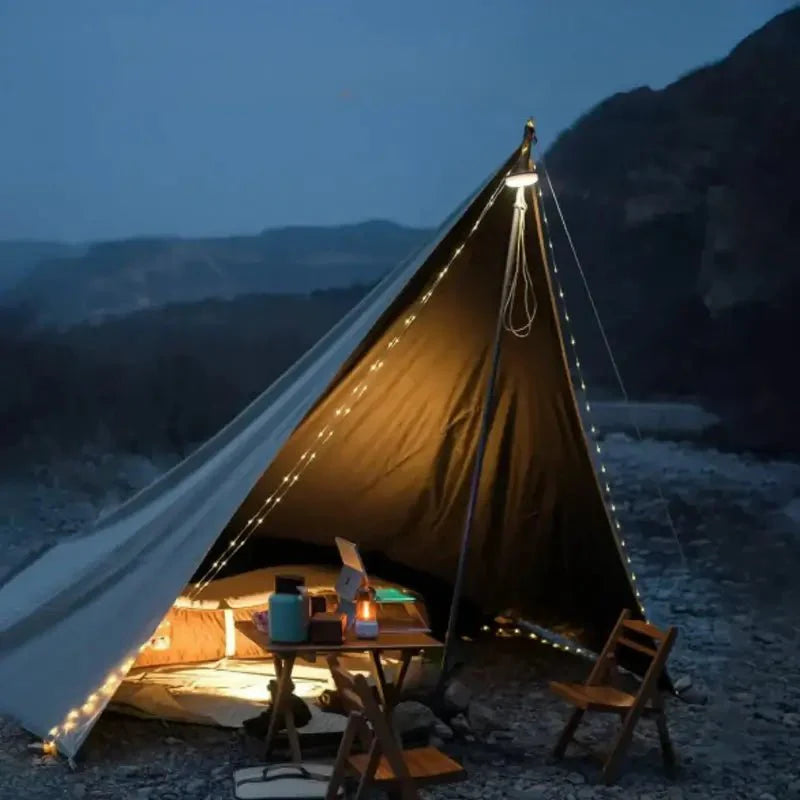 Luz de Campamento Retráctil 4 en 1