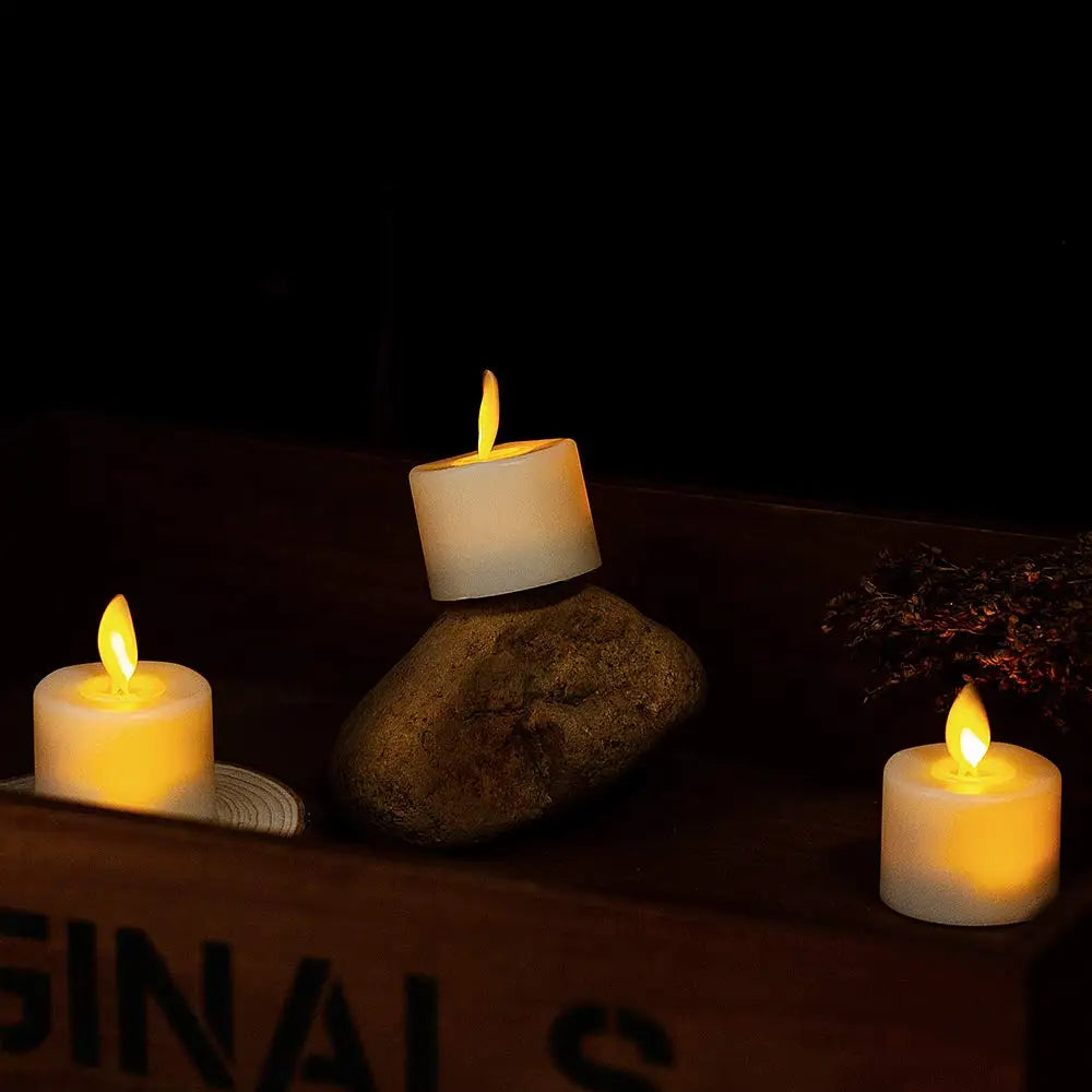 Sin Llama - JUEGO DE VELAS LED AUTÉNTICAS