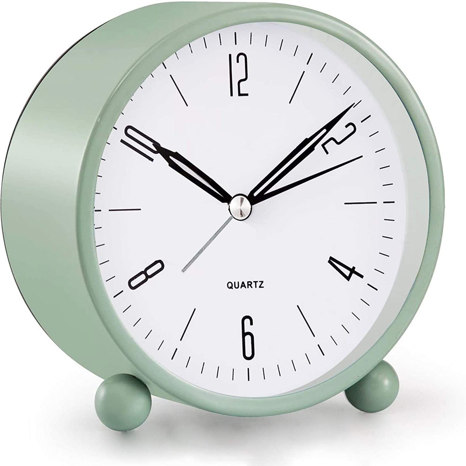 Reloj Despertador Analógico Silencioso con Iluminación