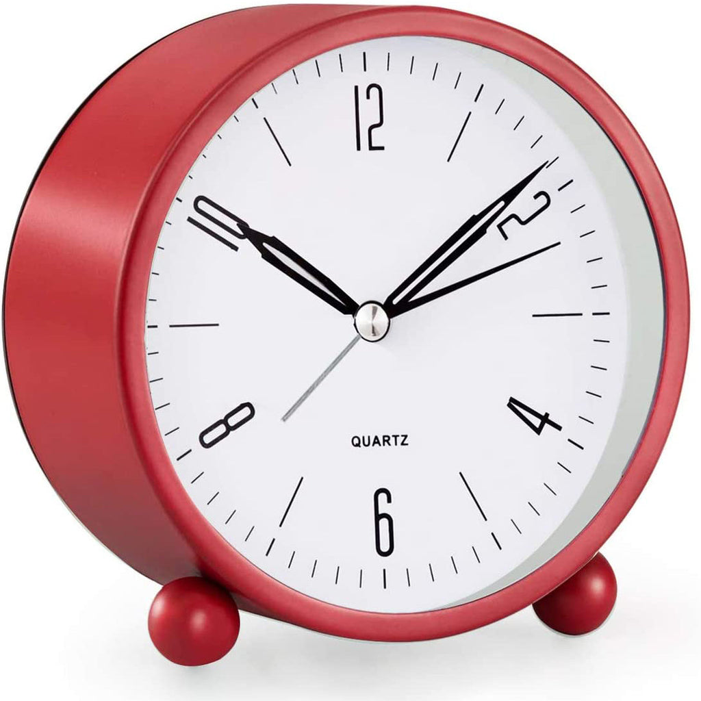 Reloj Despertador Analógico Silencioso con Iluminación