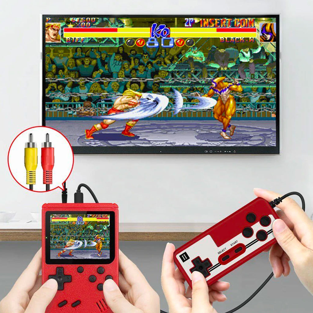 Consola de Juegos Retro Portátil 400-en-1 con Salida de TV