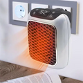 Calentador de Ambiente Eléctrico Cerámico Compacto con Temporizador Seguro