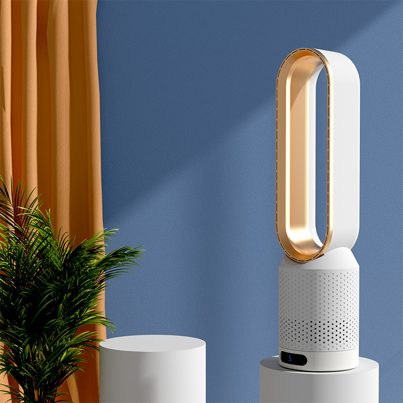 Airpure | Enfriador de aire 3-en-1 con purificador de aire | Oscilación y LED táctil