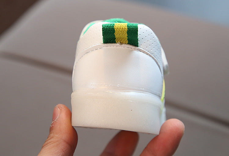 Zapatillas LED para niños con suela flexible