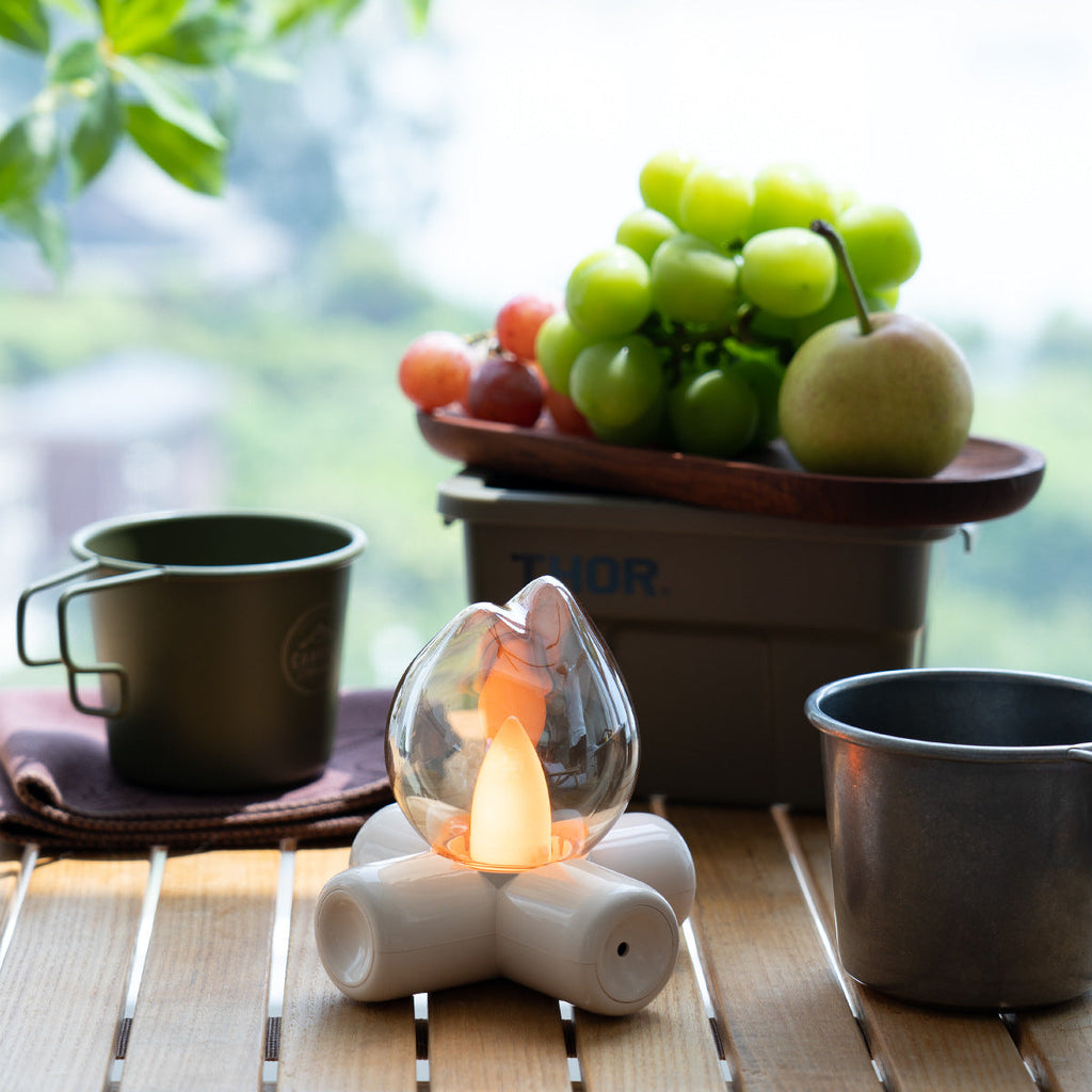 Lámpara de Mesa de Noche Decorativa Diseño de Chimenea