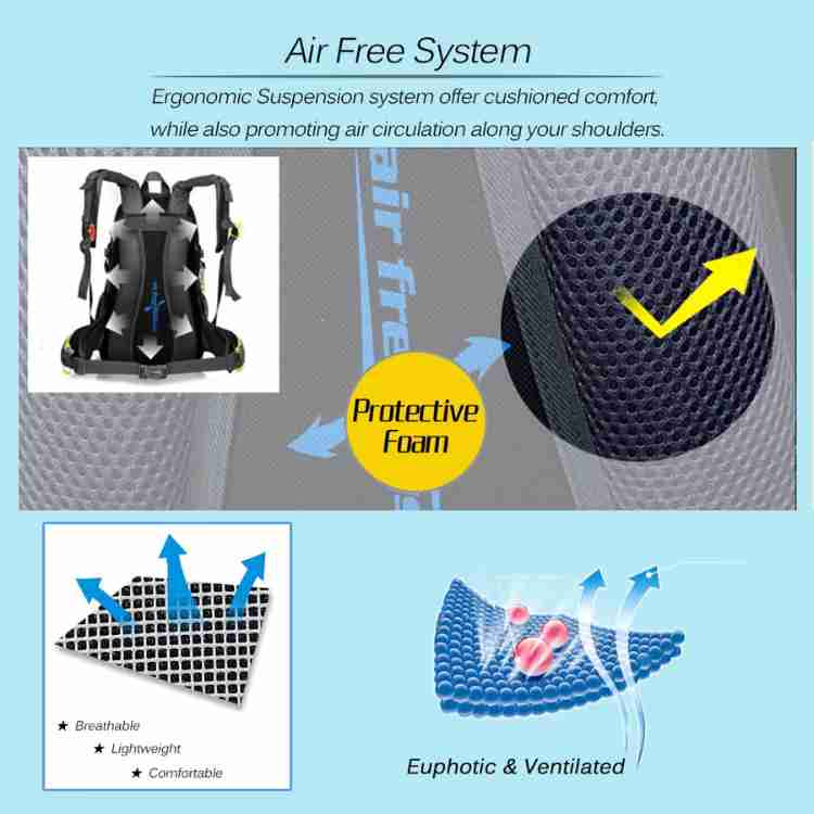 Mochila de Senderismo Impermeable Unisex de 40L para Aventuras al Aire Libre
