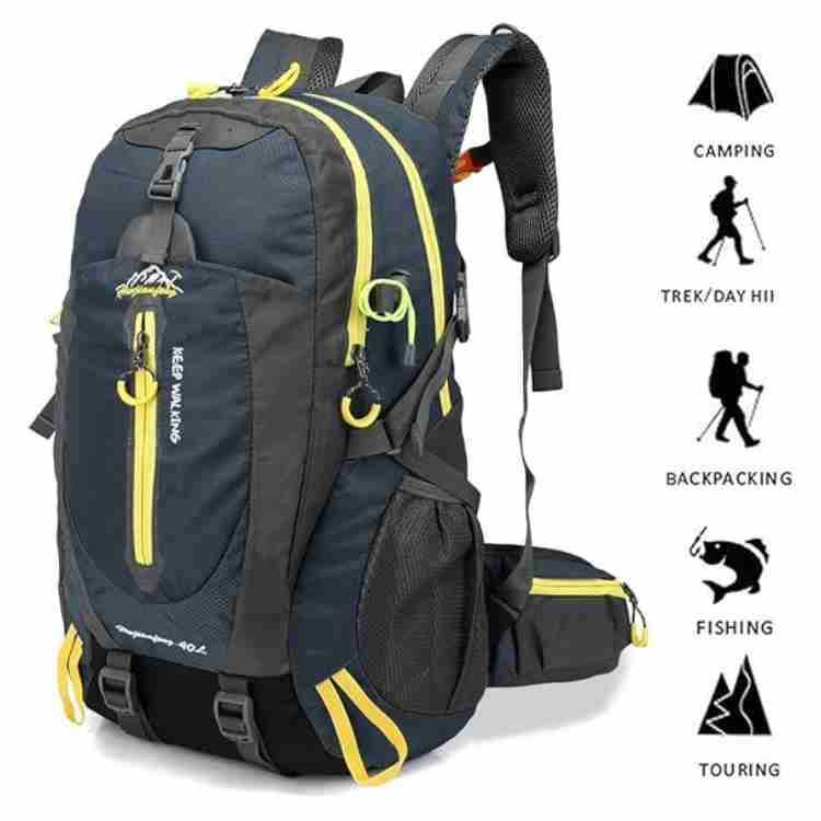 Mochila de Senderismo Impermeable Unisex de 40L para Aventuras al Aire Libre