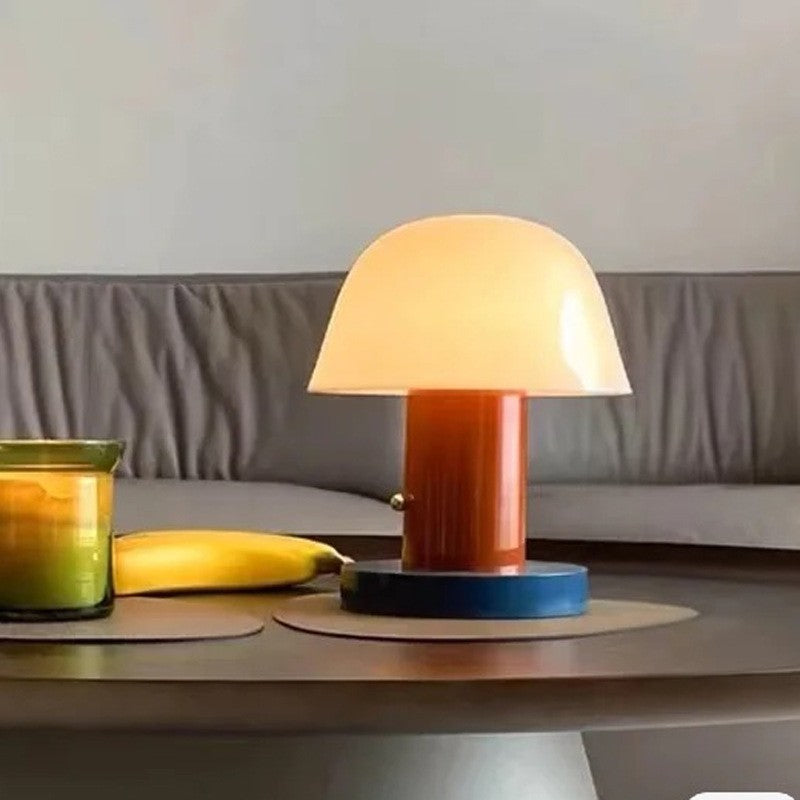 Lámpara de Noche Portátil con Sensor Táctil en Forma de Hongo