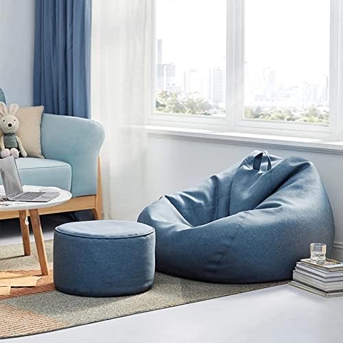 Saco de Frijoles de Lino de Lujo – Asiento Ergonómico y Elegante