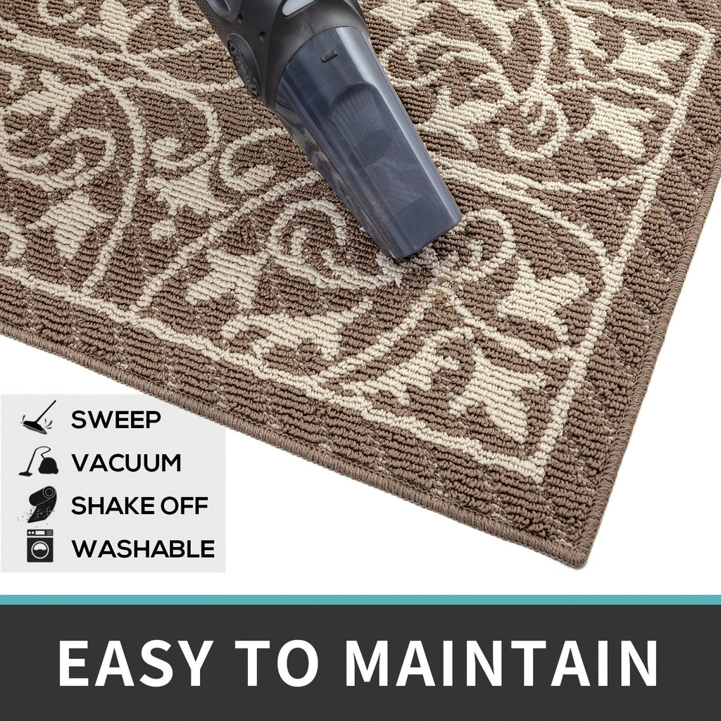 PUREHOME - Alfombra de Entrada Interior de Bajo Perfil Antideslizante 1pc