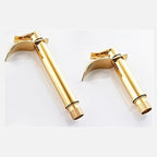 Grifo de lavabo de bronce con cascada