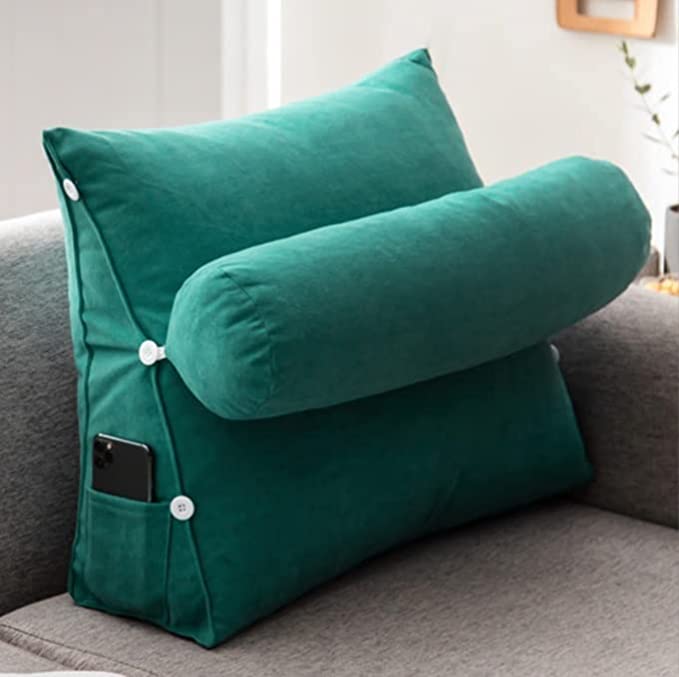 Almohada de Cama en Cuña de Lujo para el Dolor de Espalda