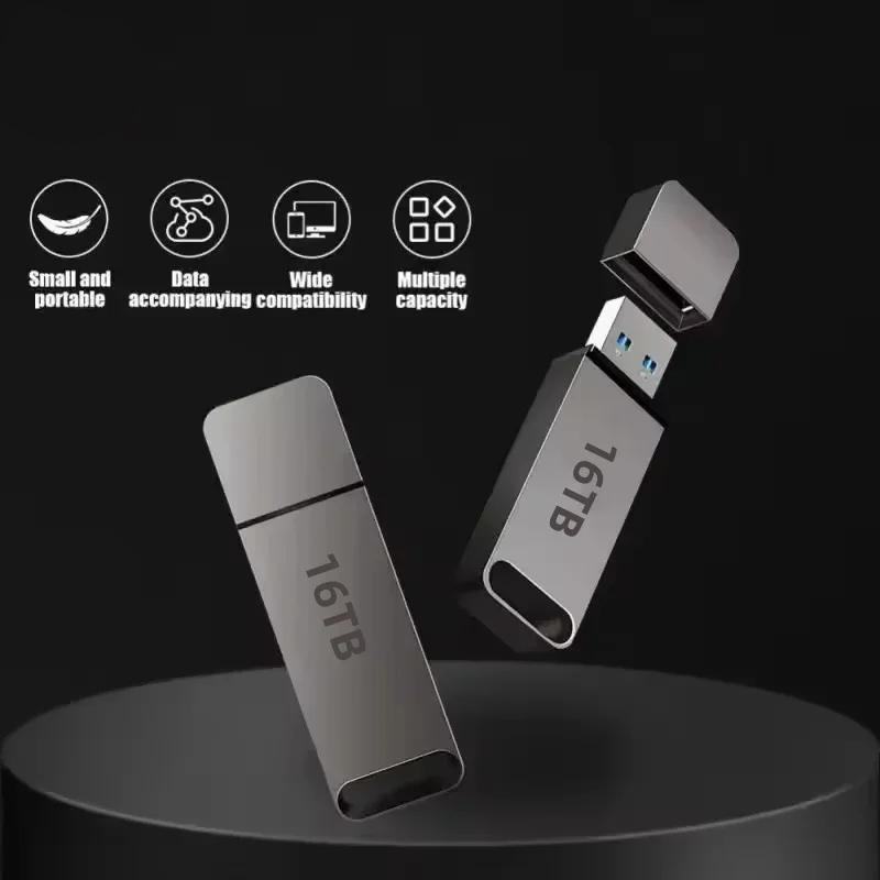 USB 3.2 Flash Drive | Alta Velocidad, Carcasa de Metal Duradera e Impermeable para Windows y Mac OS