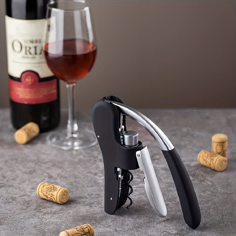 Sacacorchos Ergonómico – Abre Botellas de Vino Rápido y Seguro para el Hogar y la Hostelería