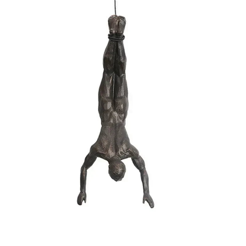 Conjunto de Esculturas de Pared Decorativas en Forma de Figuras Trepadoras para Decoración Moderna de Pared