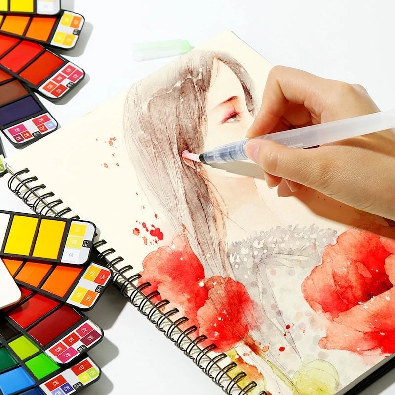WaterColorPro™ – Set de acuarelas de viaje compacto para creativos | 50% DESCUENTO