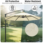 SunViva | Funda de protección solar impermeable de repuesto para sombrillas de 6/8 varillas | Exterior Jardín y Terraza