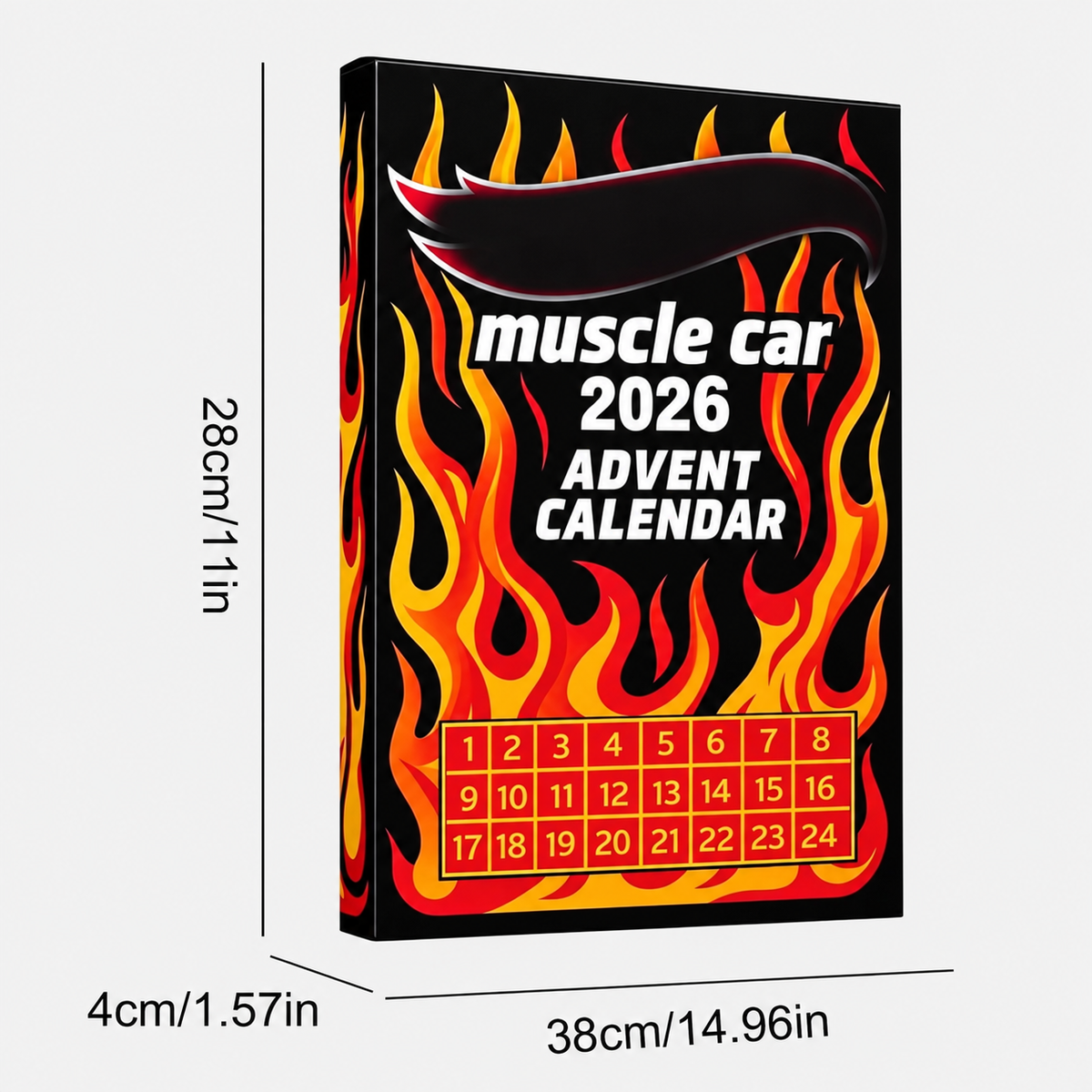 AUTOMAS – Calendario de Adviento 2D con 24 coches como regalo festivo