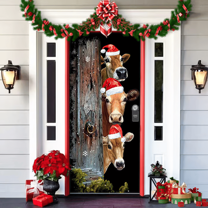 DecoDoor 90x200cm – Decoración festiva para puertas al instante | 50% DESCUENTO