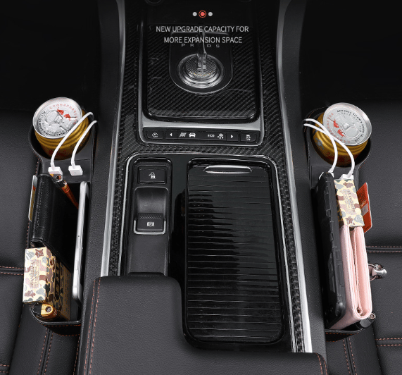 Kalsten | 🎉Organizador Multifuncional de Asiento de Coche de Cuero