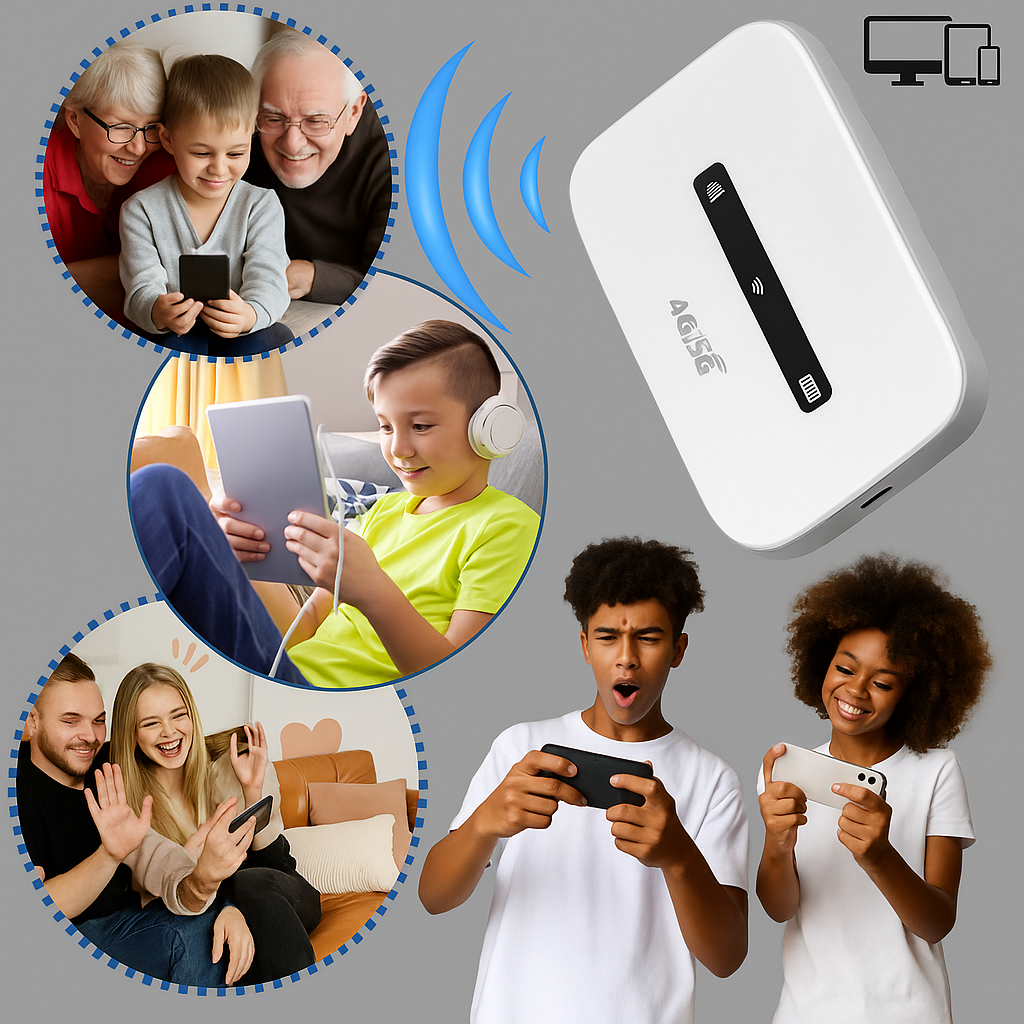 Router Wi-Fi portátil – acceso a internet en movimiento
