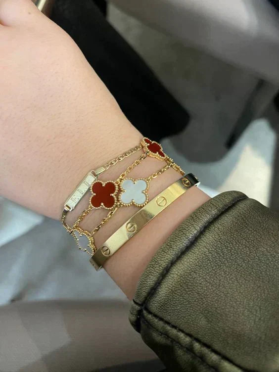 Marrakech | Pulsera de Trébol Rojo