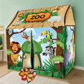 Tienda de Juego Safari Jungle - Casa de Juego con Tema de Animales y Juguete de Paquete de Hamburguesa