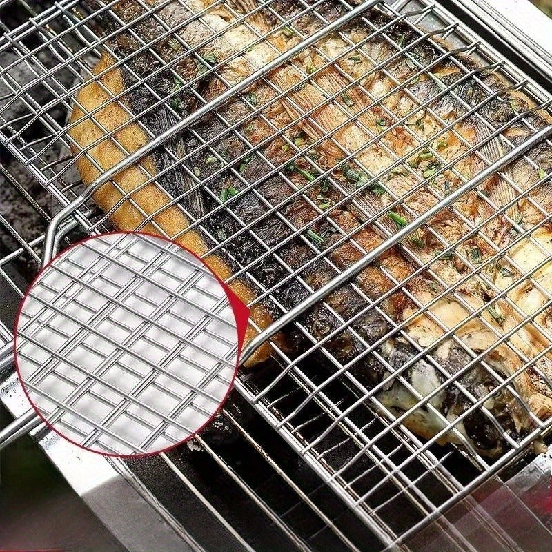 GRILLGRID – Canasta de BBQ de Gran Capacidad para un Control Uniforme al Cocinar al Aire Libre