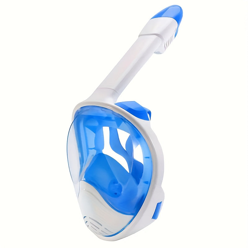 Máscara de Snorkel de Cara Completa – Visión Panorámica de 180° y Montaje para Cámara para una Experiencia Subacuática Perfecta