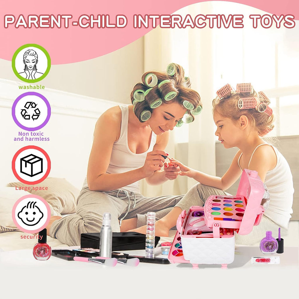 Juego de Maquillaje Lavable para Niños - Seguro y Divertido