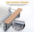 Escurridor extensible para un fregadero más organizado