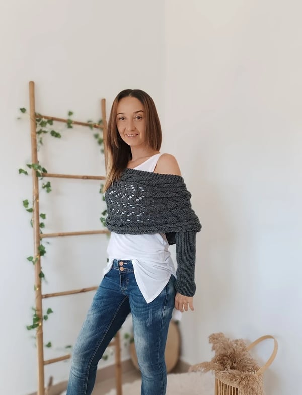 Reinhilde™ Chal – Chal de Mangas Dobles