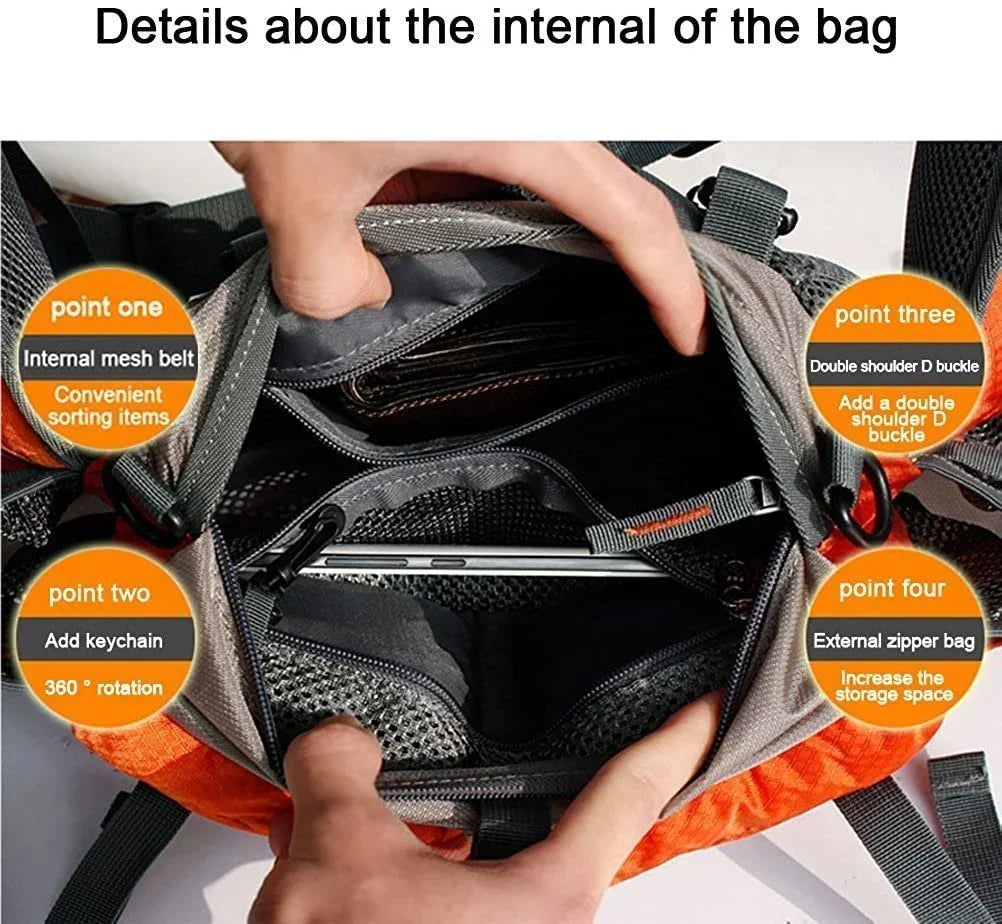Bolsa de Cintura Outdoor – ultraligera, con 2 portabotellas