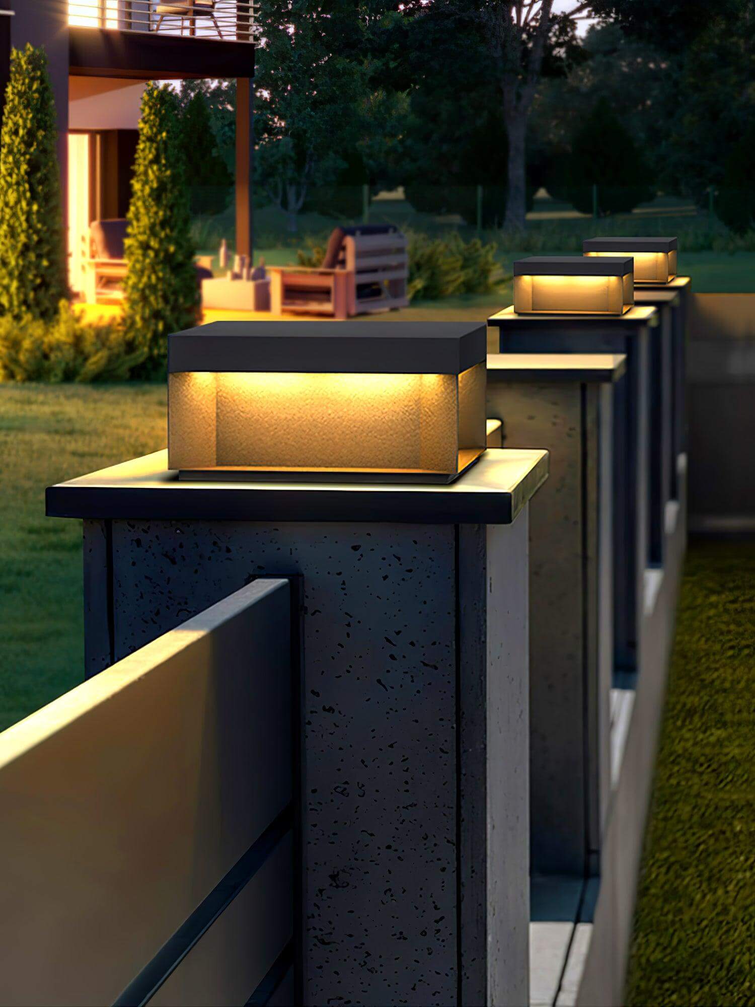 Luz Solar de Poste Exterior - Impermeable IP65