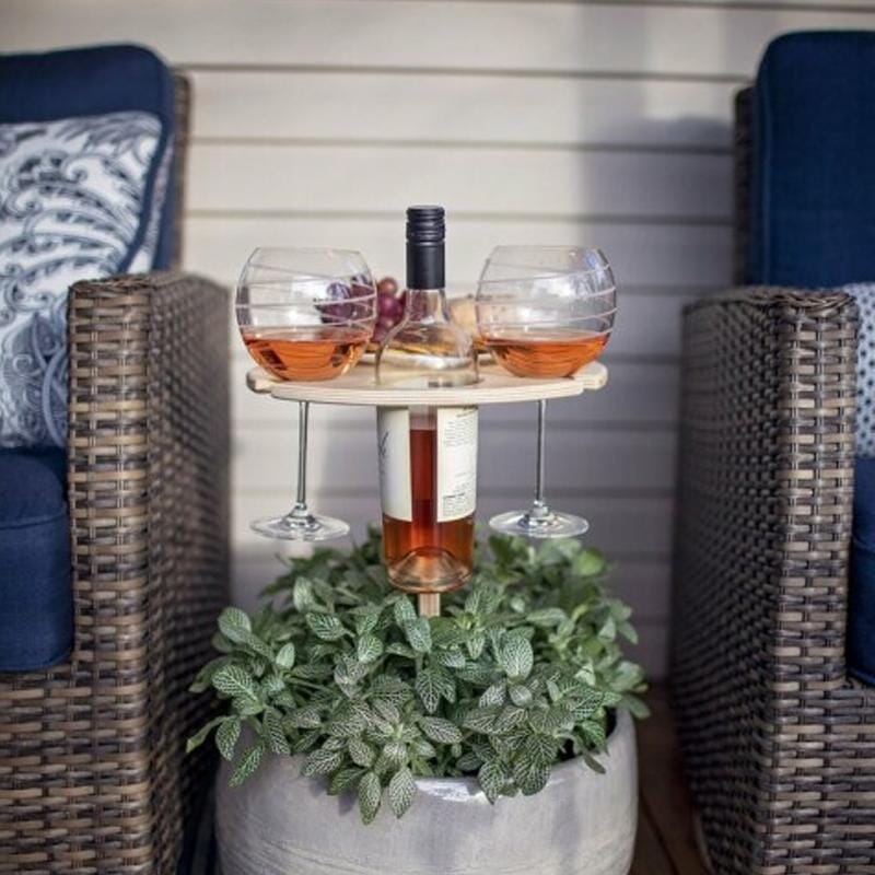 WineEase - Mesa de vino portátil para exteriores | 50% DESCUENTO
