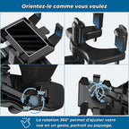 Soporte de teléfono rotativo 360° para coche