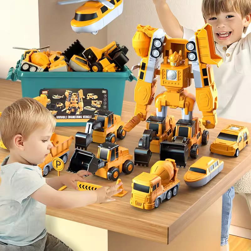 MagnaBuild – Set de vehículo de construcción magnético creativo | 50% DESCUENTO
