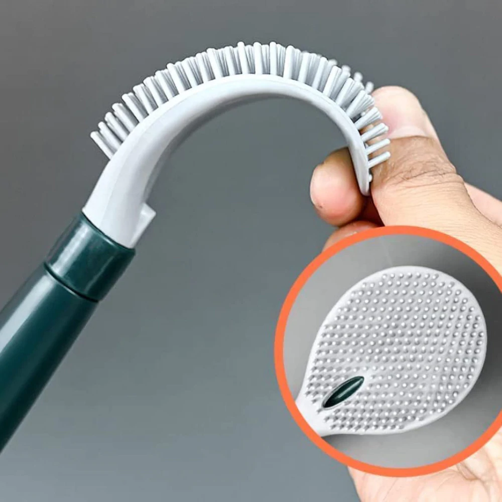 Cepillo de inodoro flexible para una limpieza precisa y fácil