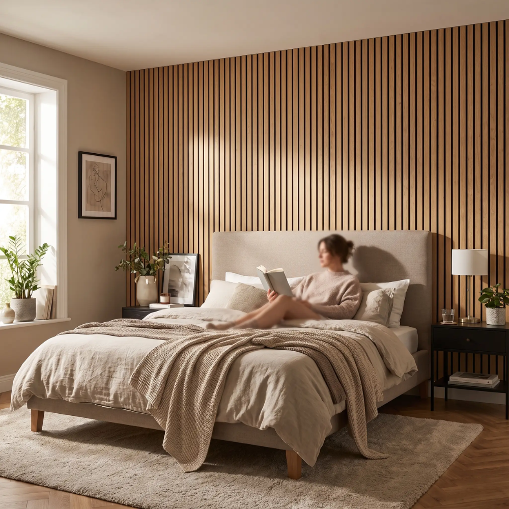 Paneles de Pared WoodLook – Revestimiento de Pared 3D de PVC Autoadhesivo para un Efecto Rápido en el Hogar
