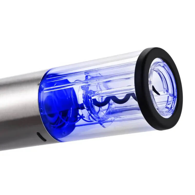Set de Sacacorchos Eléctrico 5 en 1 con Cortador de Papel de Aluminio, Decantador y Tapón de Vacío – Sacacorchos Automático y Base de Exhibición | Regalo Perfecto para Amantes del Vino