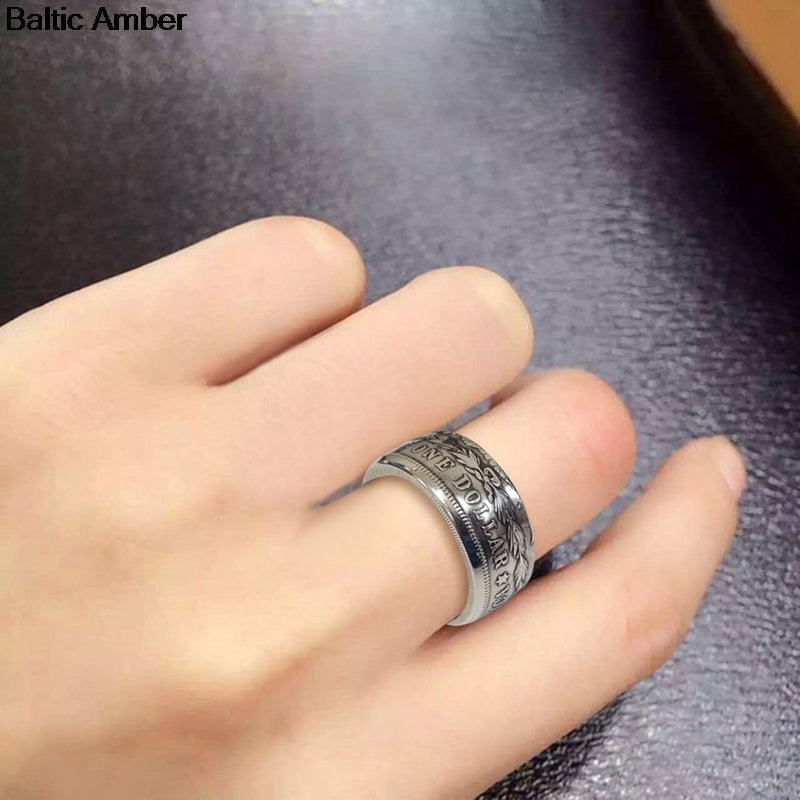 Kalsten | Anillo de Moneda de Dólar de Plata Morgan