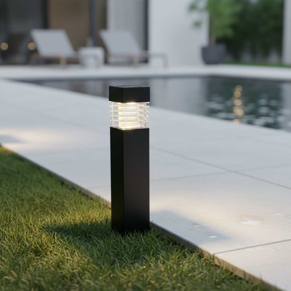 Luces de Sendero Solares Modernas | Diseño Ecológico LED Resistente a la Intemperie para Jardín o Patio