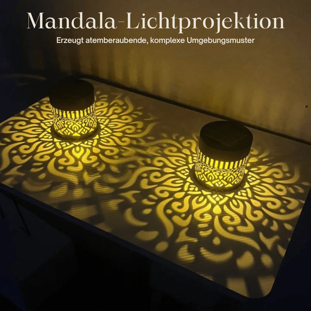 MandalaGlow — Lámpara Solar de Jardín | 50% DESCUENTO