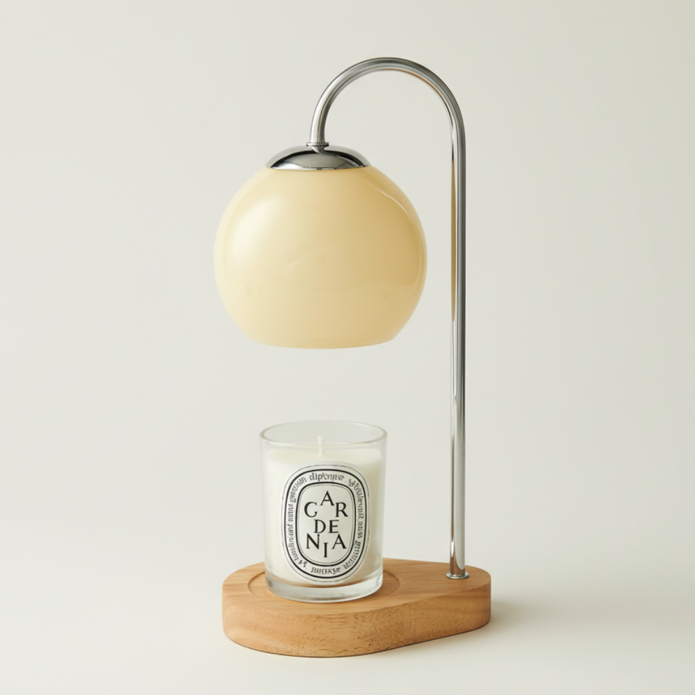 Lámpara Calentadora de Velas Nórdica - Elegante Calentador de Cera para un Ambiente Acogedor y Fragancia