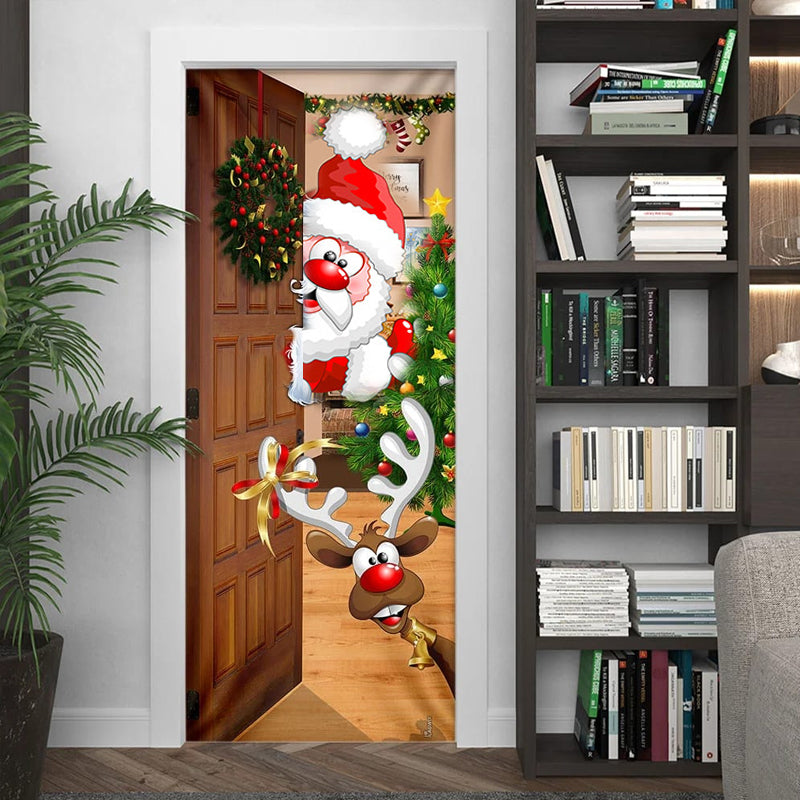 MagicDoor - Su elegante y lavable cubierta de puerta para una instalación rápida en 28 segundos | 1+1 GRATIS