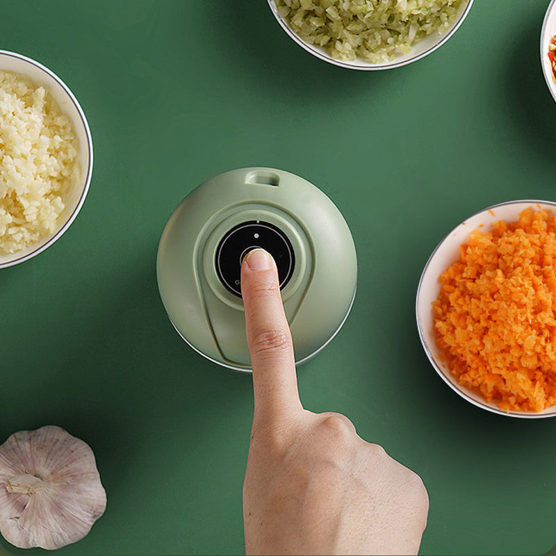 Picador de ajo recargable por USB