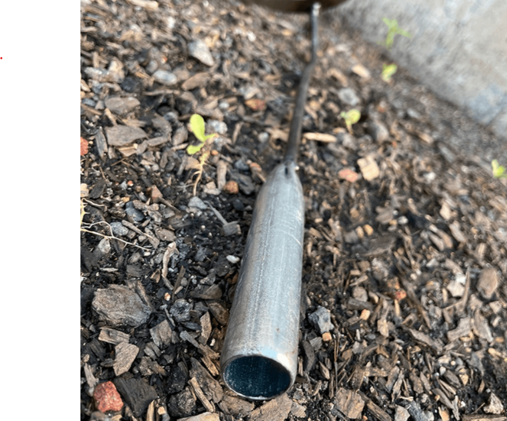Azada Hueca de Acero Completo para Jardinería