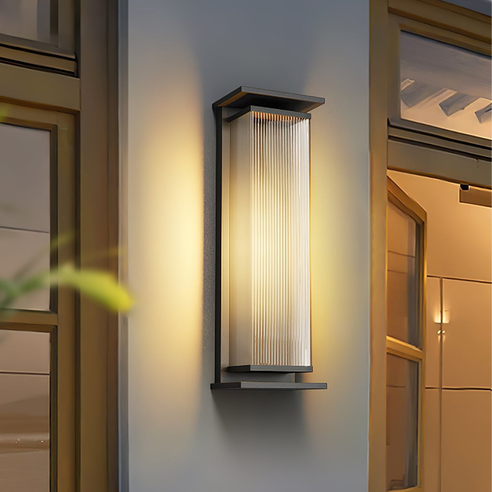 Luz de Pared Moderna para Exteriores | Aplique de Pared LED de Acero Inoxidable Impermeable para Iluminación de Patio y Porche